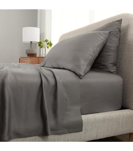 Cariloha – Lenzuolo Classico In Twill Di Viscosa – Split King – Set 4 Pezzi – Colore Tahitian Breeze – Fresco E Morbido Come Una Nuvola
