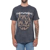 Men's Disturbed Riveted (Dip-Dye, Mineral Wash) Tie Dye T-Shirt Charcoal