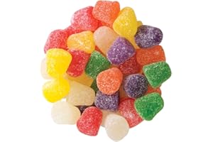 SweetGlob Assorted Gummy Drops Candy (Assorted Spice Drops, 1 Pound)