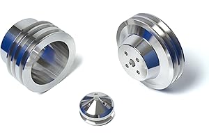 CVF RACING V-Belt Pulley Kit for Small Block Ford,289-302 V-Belt