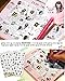 6 Sheets Craft Sticker, Marrywindix Tech Decorative Scrapbooking Diary Album Sticker Adhesive #4