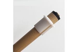 CUEFITS Pool Cue White POM Shaft Collet Sleeve - Cue Building Tool Lathe Accessory