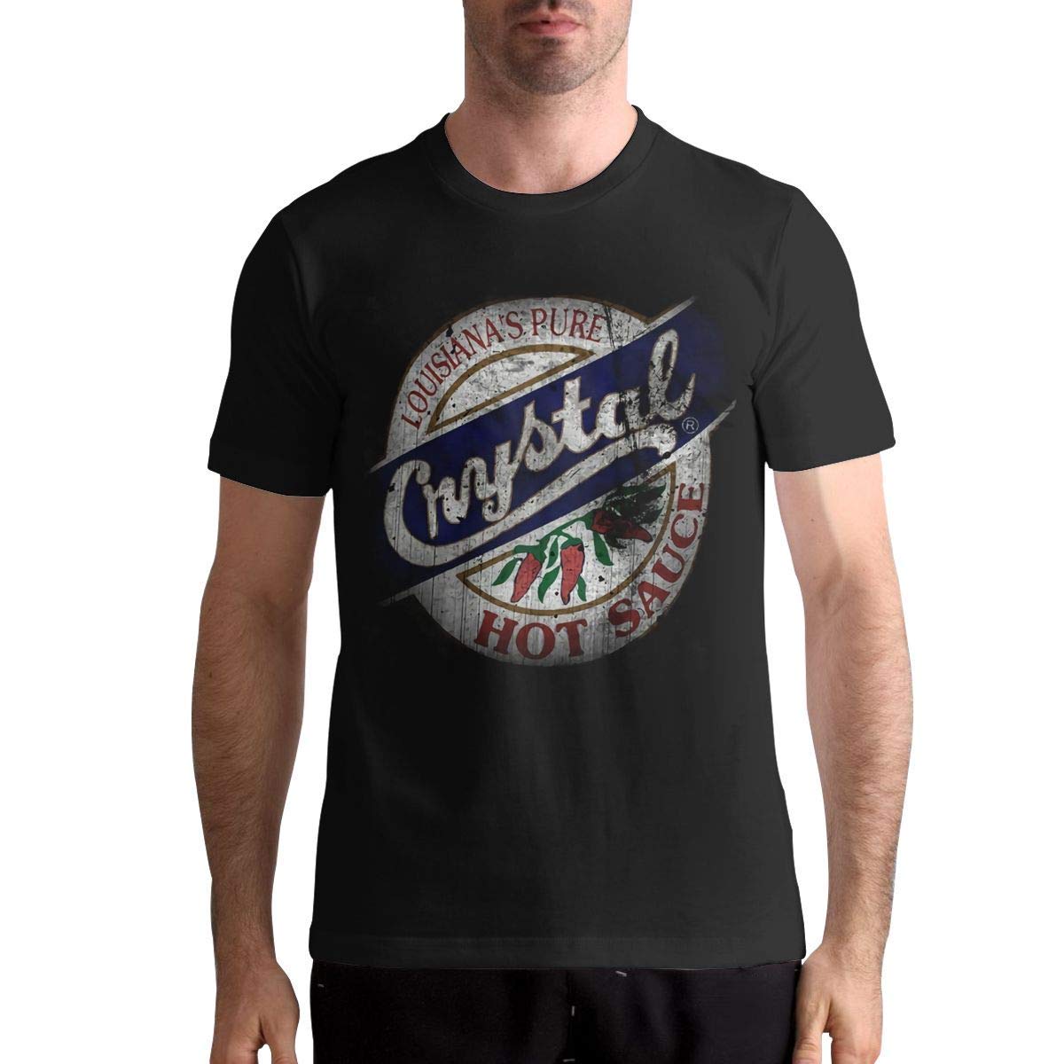 Man S Crystal Hot Sauce Funny Shirts Music Band T Shirt Black Kitilan