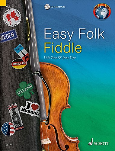 Easy Folk Fiddle - Easy Folk series - violin - score and CD - (ED 13844)