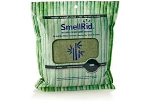 SMELLRID Reusable Bamboo Activated Charcoal Odor Remover Pouch – XX Large (8.5" X 8.5"): Treats Up to 300 sq. ft. to Eliminate Nasty Smells