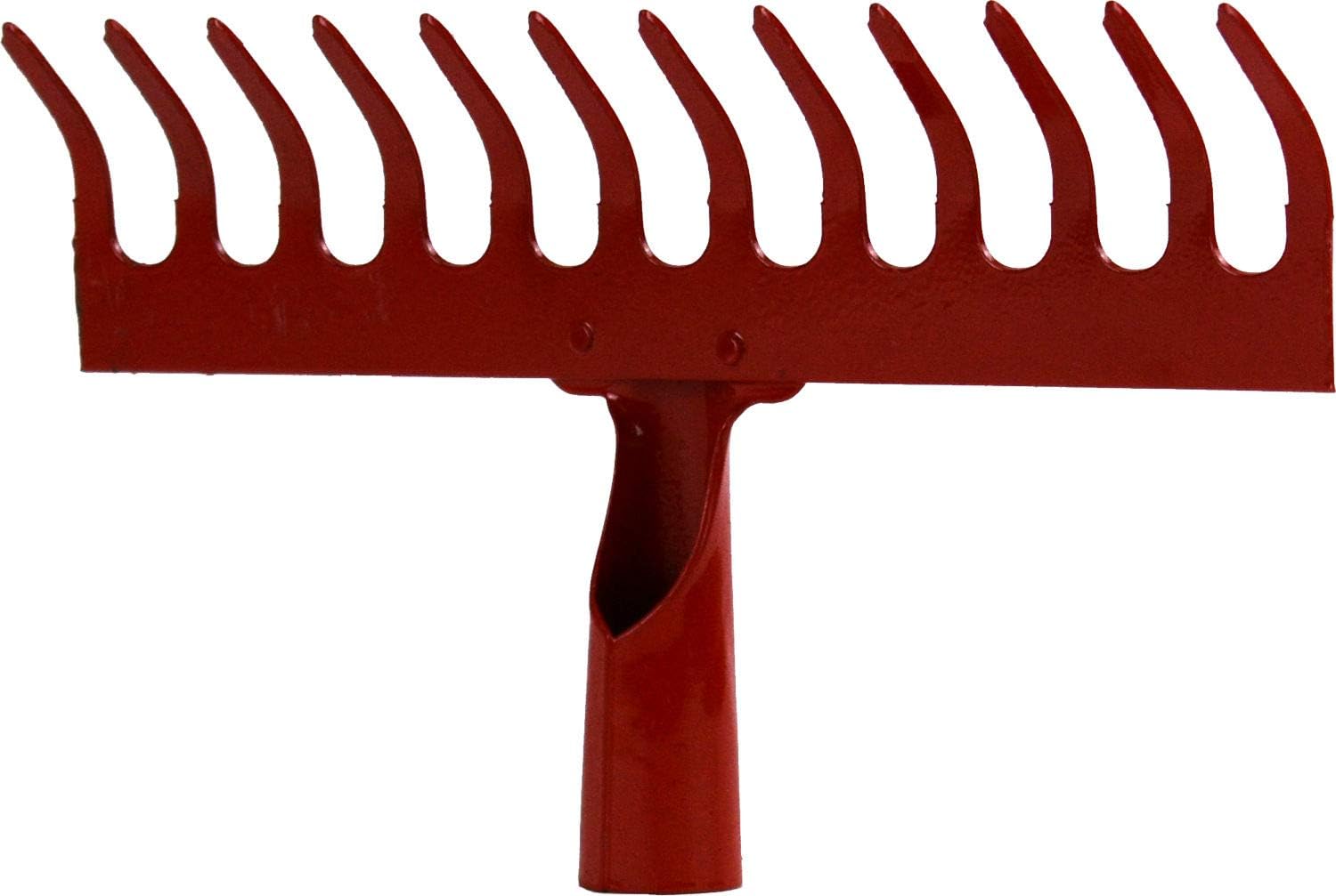Heavy Duty Replacement Steel Garden Rake Head Red (30cm x 16cm) Amazon