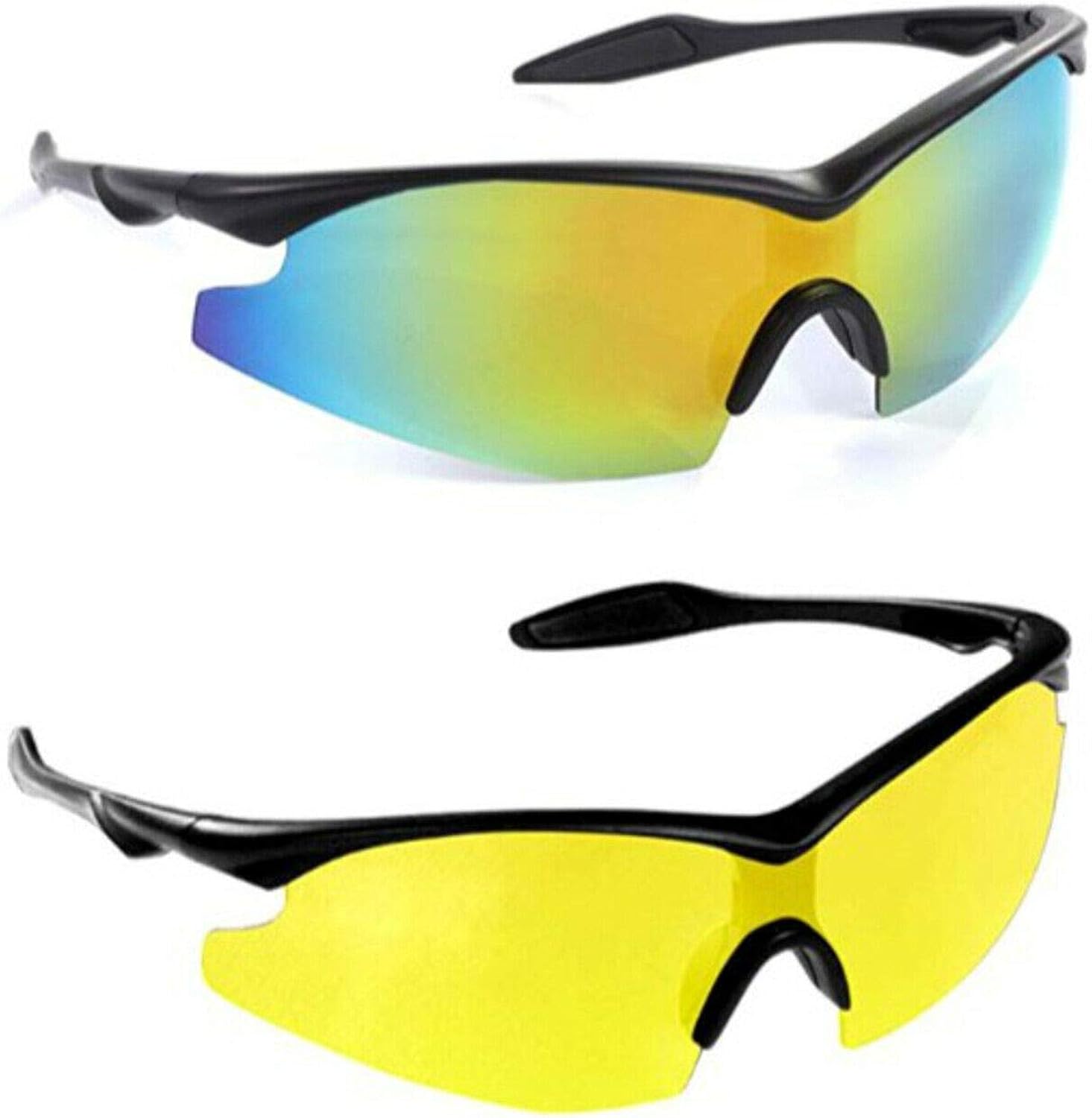 Tac Glasses By Bell Howell Sports Polarized Sunglasses For Men Women 2 Pack Clothing