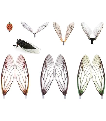 Tigofly Realistic Fly Tying Wings – 100 Pcs – Black – 1.1cm – For Trout/Saltwater Flies