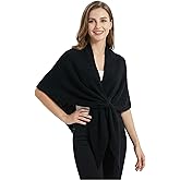 Fuxiqar Shawl Wraps for Women Cardigans Poncho Knitted Shawls and Wrap with Loop Warm Shawl Scarf Shoulder Top Sweater