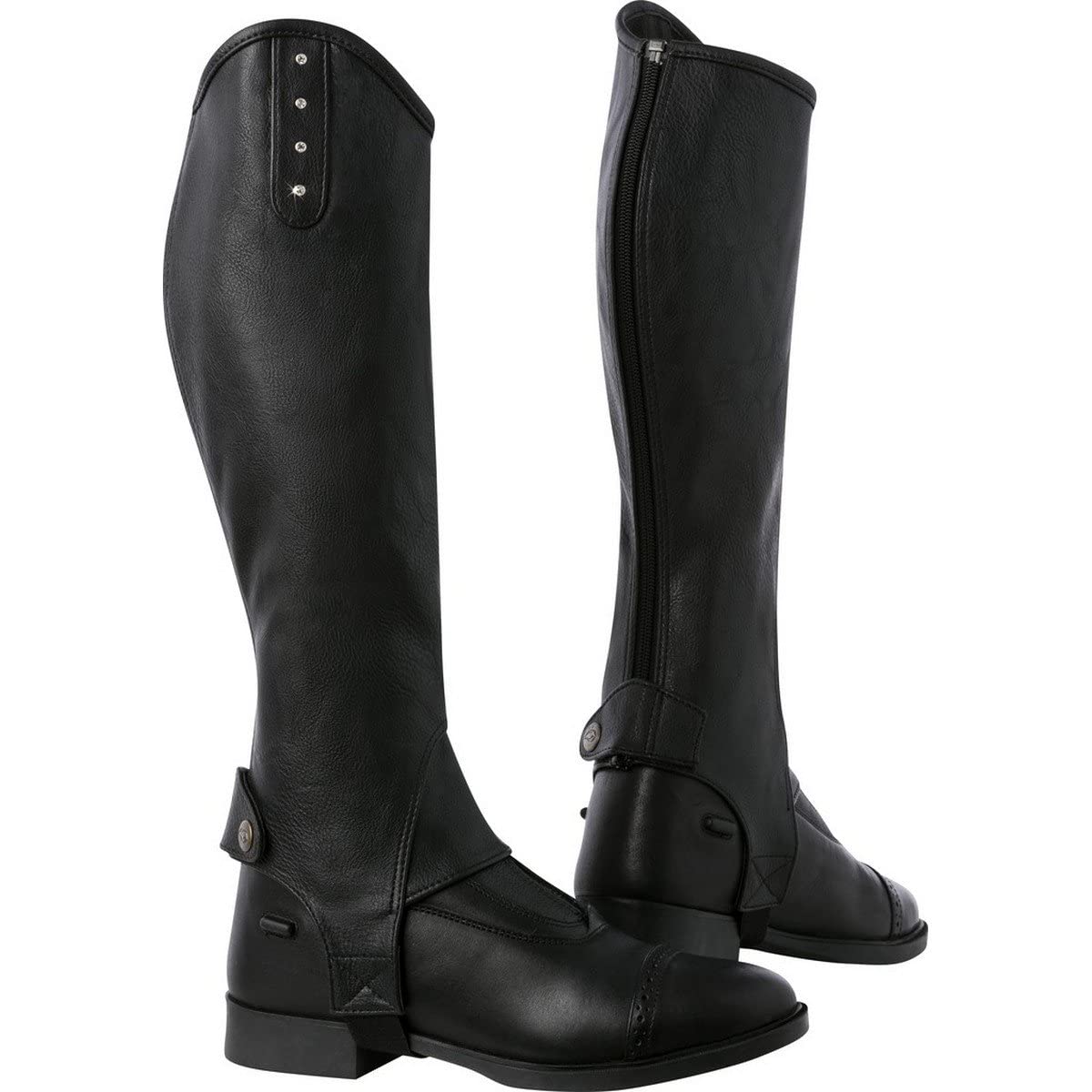 Norton Unisex Adult 913107203 Strass Half-Chaps - Black, One Size