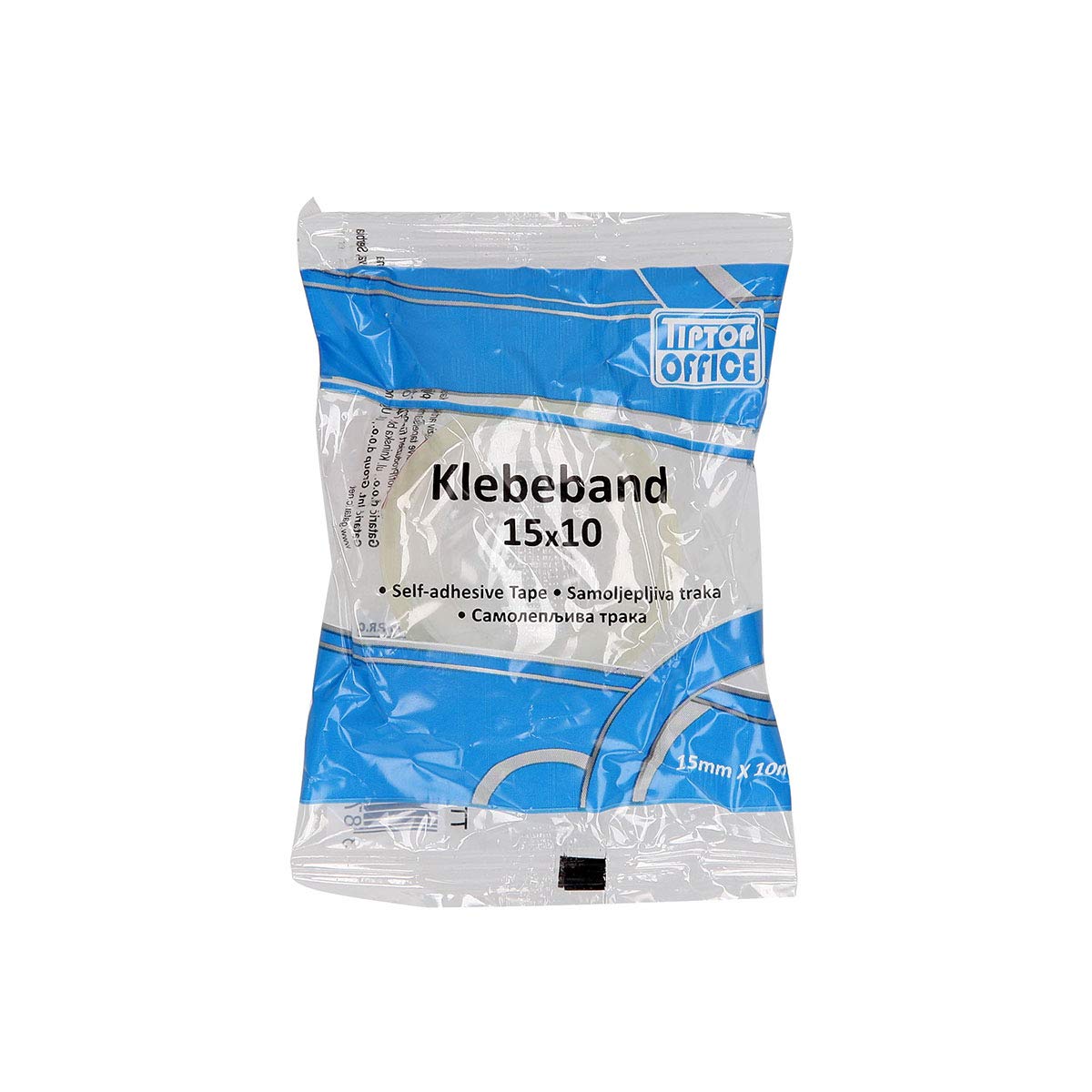 TTO Adhesive Tape Pack of 1 Blister Packaging: 15 x 10 mm.