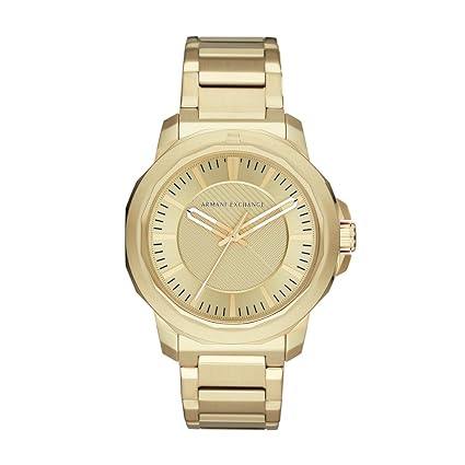 Analog Gold Dial Mens Watch - AX1901