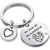 DZOSW Australian Shepherd Lover Keyring Christmas Keychain Sister Birthday Gift Cousin Keychain