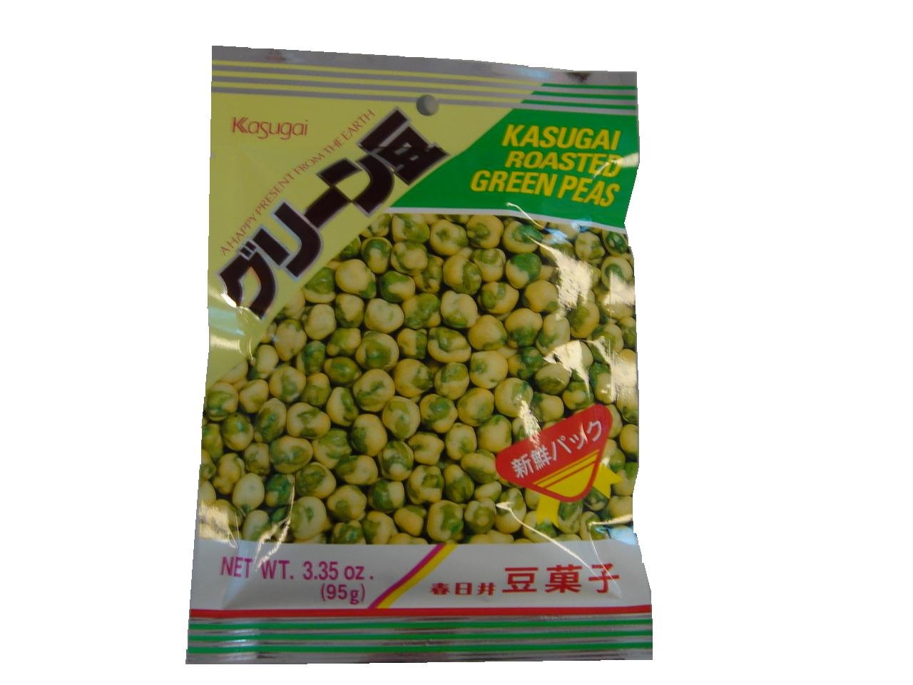 Kasugai Roasted Green Peas, 3.35Ounce Packages (Pack of