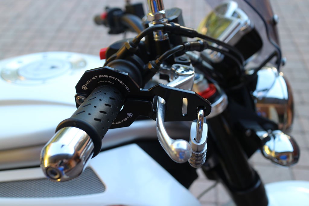 Antirrobo para el casco y moto XL Custom negro con Abus candado