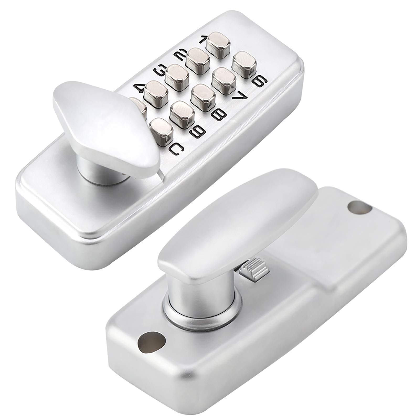 Ejoyous Zinc Alloy Security Padlock 2-8 Digit Combination Digital Padlock with Security Password for Office Doors Interior Doors Rental Doors