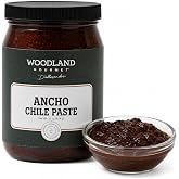 Ancho Chile Paste, 1 lb jar &ndash; Mexican Ancho Pepper Paste for Mole Sauce, Enchilada Sauce &amp; Red Sauces, Mild Heat (1,000&ndash;2,000 SHU), by Woodland Gourmet