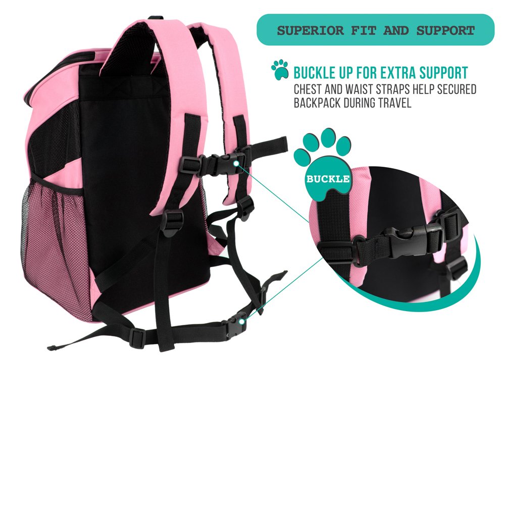 PetAmi Premium Pet Carrier Backpack for Small Cats and Dogs