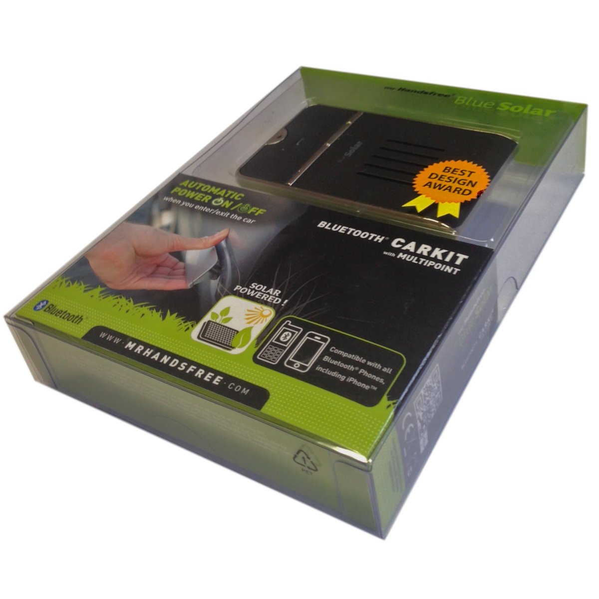 Mr. Handsfree Bluetooth Freisprecheinrichtung Blue: Amazon.de: Elektronik