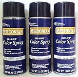 3 Meltonian Nu-Life Color Spray Shoes Boots Leather Vinyl Large12 606 DARK BROWN