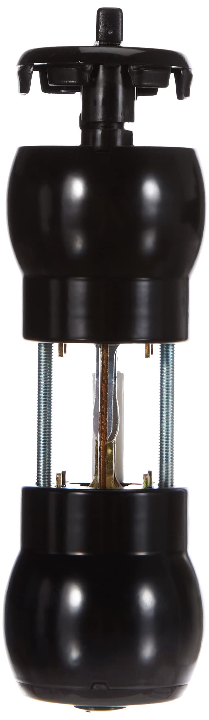 PremiApri Nova N12NESC Door Knob for Toilets Without Latch, Black