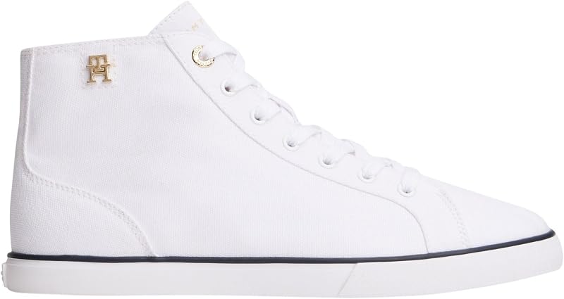 Haut Taille mi-Haute Th Chic Low Profile Mid Cut FW0FW09356 pour Femme, Blanc (Blanc), 38 — photo 5 sur 5