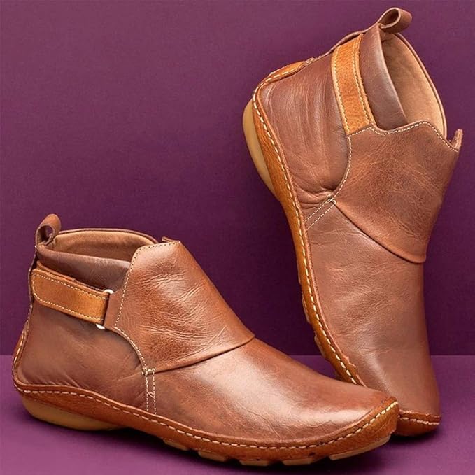 Winter Booties Leather Support Walking