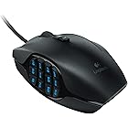 Logitech G600 MMO Gaming Mouse, RGB Backlit, 20 Programmable Buttons