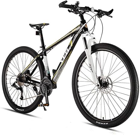 Amazon Co Jp 29インチ マウンテンバイク アルミフレーム フルサスペンション 33段変速 ダブルディスクブレーキ 大人の自転車 男の子と女の子の自転車 ホーム キッチン