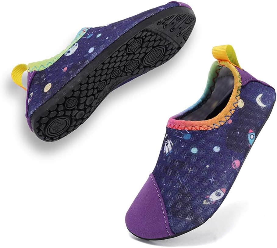 Coolloog Toddler Baby Water Shoes Kids Swim Soft Sole Shoes First Walker Barefoot Skin Infant Toddler Moccasins