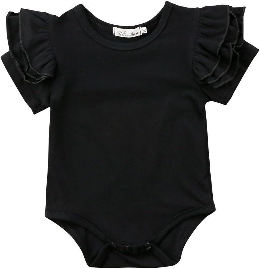 Newborn Baby Girls Romper Bodysuit Jumpsuit One-Piece Summer Clothes