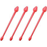 LBTODH 4 PCS Removal Fishing Dehooker Tool Plastic Fishing Hook Remover (Red, Large)