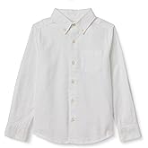 Amazon Essentials Boys' Long Sleeve Oxford Button Down Shirt