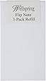 Wellspring Flip Note Refill Pad, Blank Paper, 3 per Pack (2204)