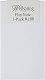 Wellspring Flip Note Refill Pad, Blank Paper, 3 per Pack (2204)