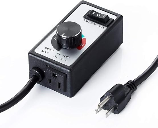 Cdmall Electronic Fan Speed Controller Variable Adjuster For