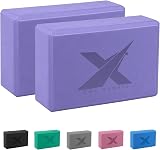 Xn8 Sports Yoga Blocks Set of 2 High-Density EVA Foam 23x15x7.6 cm view 1