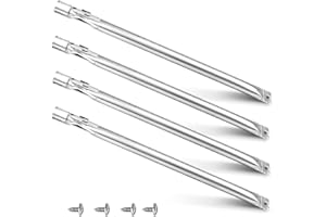 BTCDR 19.5" Grill Burner for Weber Genesis 300 Series E310 E320 E330 S310 S320 S330 EP310 EP320 EP330 Gas Grills with Front Control Panel Grill Pipe Tubes Burner (Grill Burner)