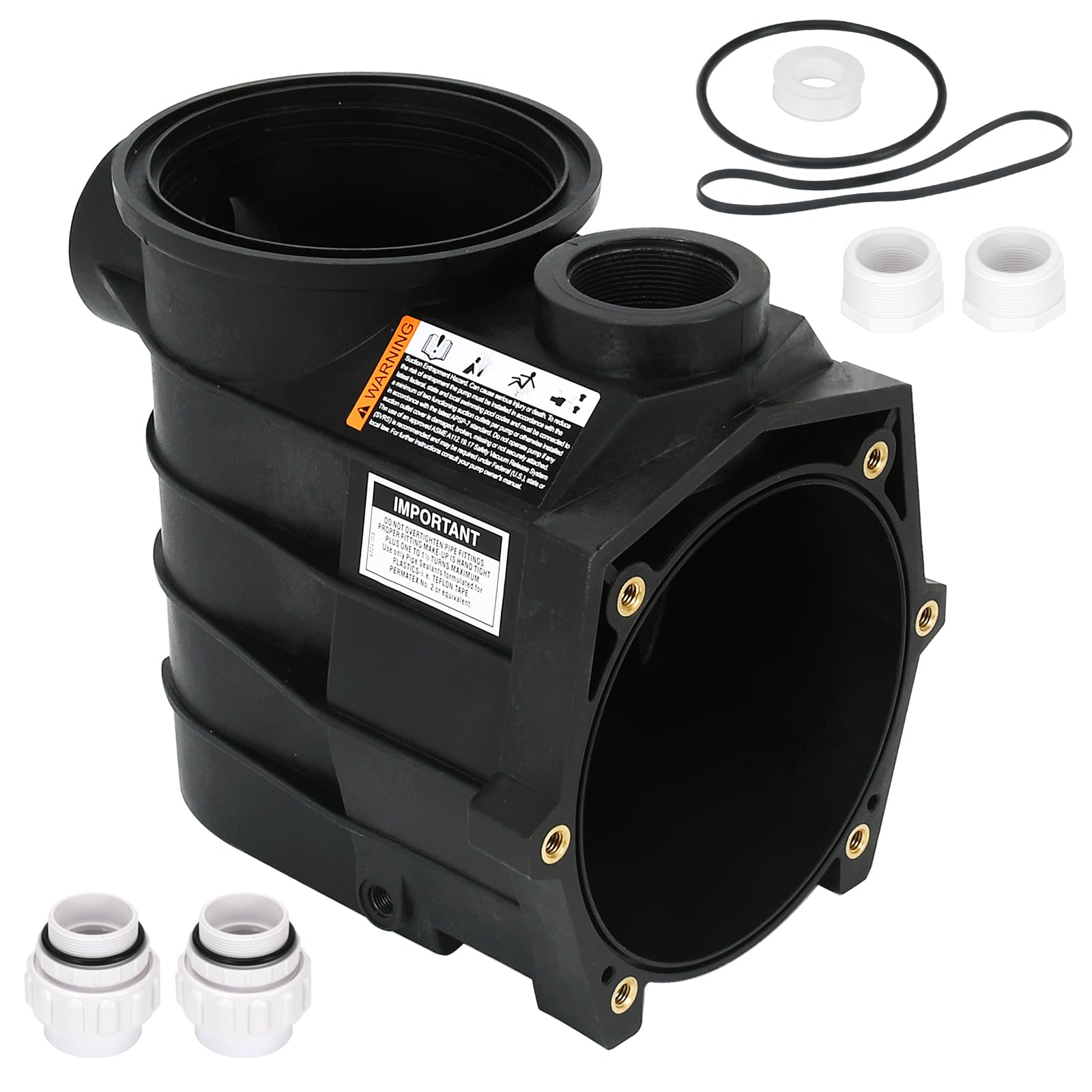 Photo 1 of SPX3120AAZ Threaded Style Pump Housing and Strainer with Drain Plugs fit for Hayward Super II 2 Pump SP3000 SP3000X Series, 2 by 2 Inch