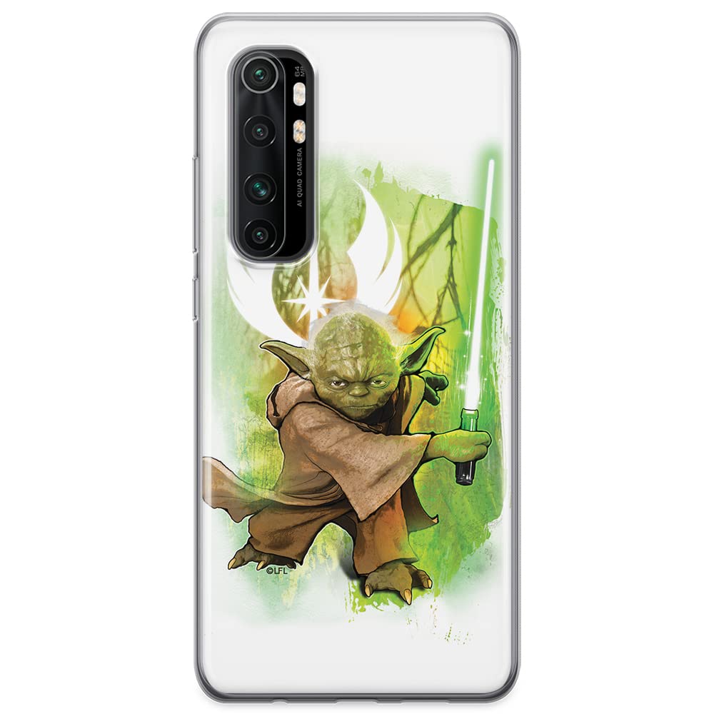 ERT GROUP mobile phone case for Xiaomi MI NOTE 10 Lite original and officially Licensed Star Wars pattern Yoda 005 optimally adapted to the shape of the mobile phone, case made of TPU