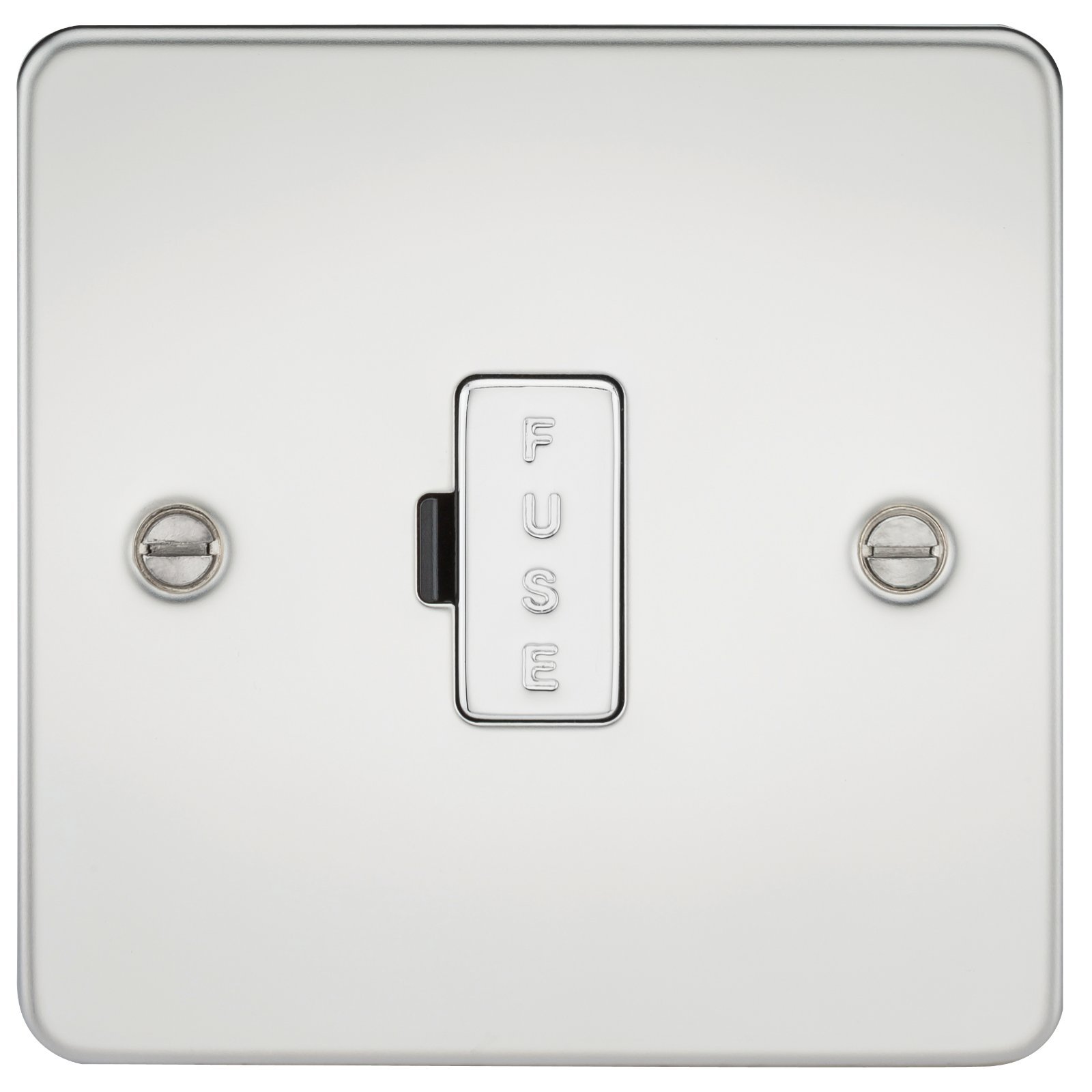 Knightsbridge FP6000PC FPAV6000PC Flat Plate 13A Fused Spur Unit-Polished Chrome