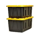 Homz Durabit 27 Gallon Stackable Home Storage