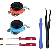 Mcbazel JoyCon Joystick Replacement Compatible with Nintendo Switch 2 (2025), Joy Con Repair Tool Kit 3D Replacement Joystick Analog Thumb Stick with Screwdriver, Pry Tool, Tweezer