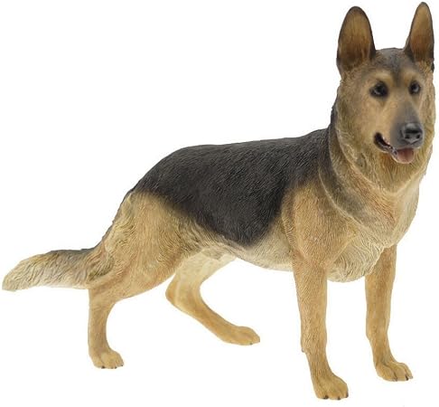 Leonardo Figurineornement Avec Chien Berger Allemand Berger Allemand Noir Et Brun Clair Cadeau Pour Tout Passionné De Chiens