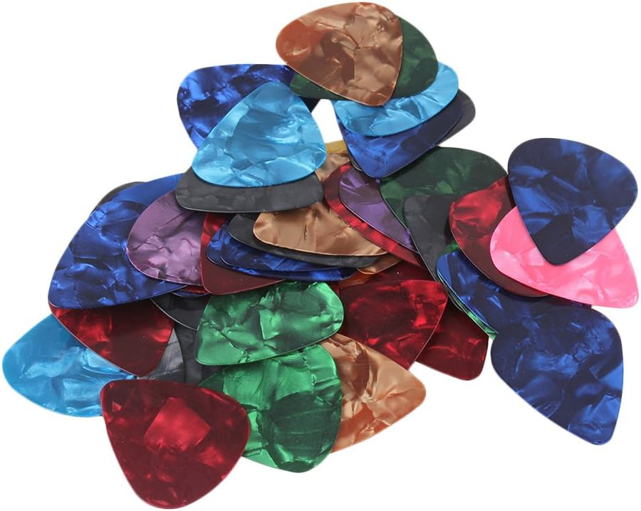 Yibuy Guitar Picks Pick Plectrum Celluloid Thin Light 0.46mm Pack of 50