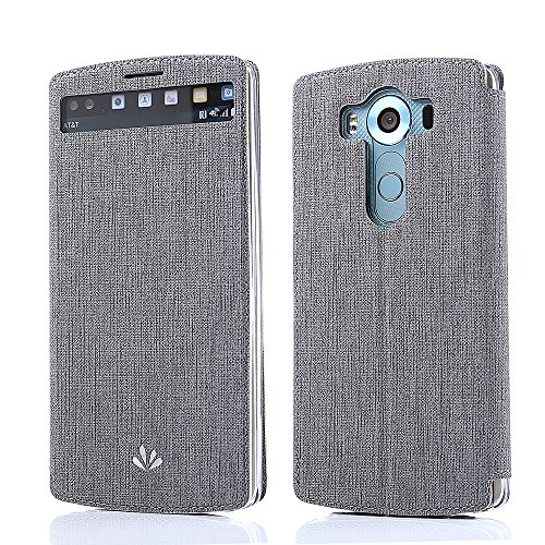 Lg v10 case ,feitenn premium flip pu leather wallet vie…