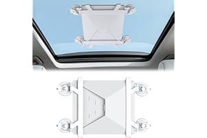 GUNOVY Starlink Mini Sunroof Suction Cup Mount White Starlink Mini Car Mount Secure Suction Cup Mounting Kit for Cars, Window, Sunroof, RVs, Boats-Strong Suction for Stable Satellite Signal During Driving