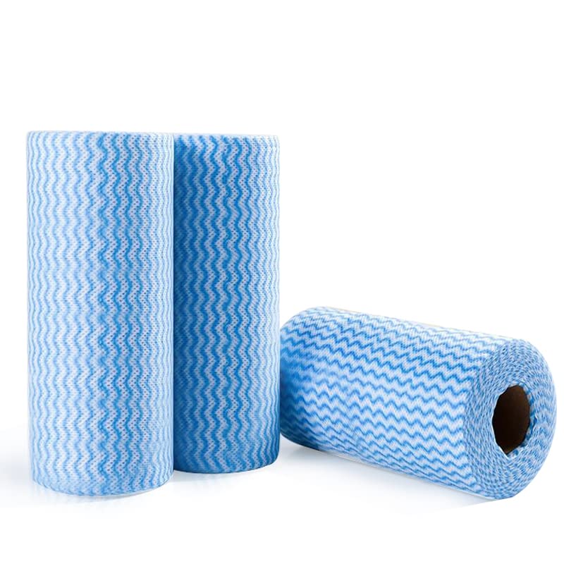JINYUDOME J Cloth Roll - 3 Rolls, 150 Sheets (Blue)