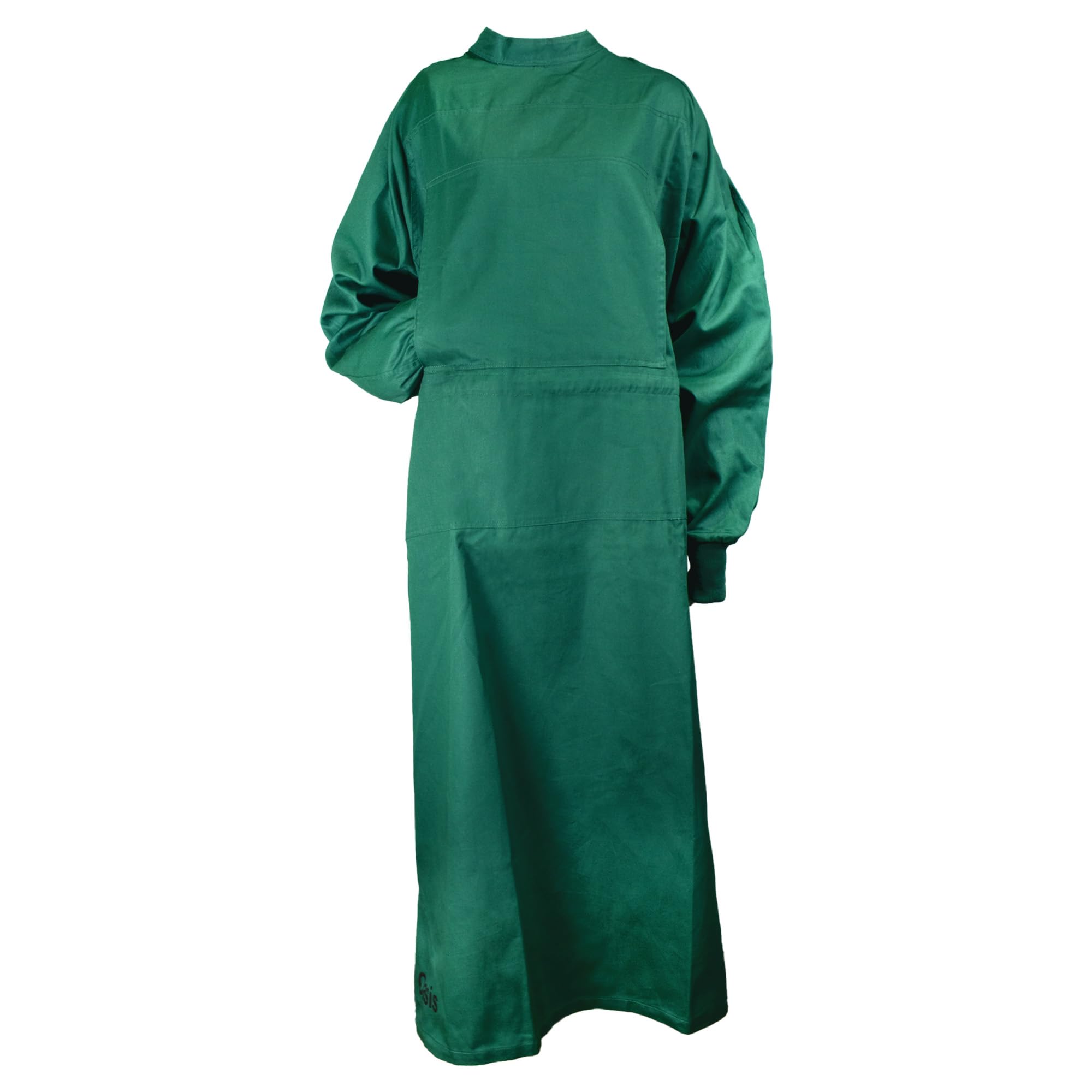 Photo 1 of Cloth Procedure Medical Gown, Washable Reusable Gown, Long Sleeve & Elastic Cuff, 100% Cotton, Unisex, Large