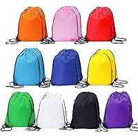 Grneric 128Pcs Drawstring Bags Bulk Cinch Bag, Polyester String Bag Drawstring Backpack For Trip Party Camping Sports Gym Yoga(Soft) | Drawstring Bags